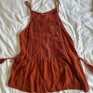 Women’s Mossimo Bohemian Lace Tank, size M